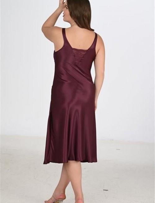 Arias Closet 2li Mürdüm Sabahlık Takımı Bigsize 6223